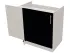 Нижняя угловая тумба под мойку НСЩМ 1200x820x600 для кухни Рост™