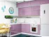 Розовая угловая кухня Color-MIX VIP-Master 2800x1800
