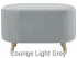 Пуф MAXI Lounge Light Grey Viorina DEKO Макси ножки бук