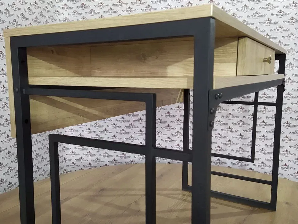 Полка офисного стола Квадро Loft Металл-Дизайн