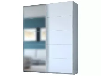 Купити Шафа-купе ErgoSens Lux 5 Екр-1 1800х2400х680 дводверна Константа в Києві – ціна від виробника, доставка, кредит, установка від Київ-Меблі™