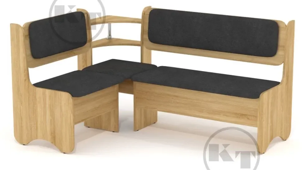 Дуб Сонома Кухонний куточок Софія тканина Балатон 96 Компаніт Дуб Сонома Кухонний куточок Софія тканина Балатон 96 Компаніт