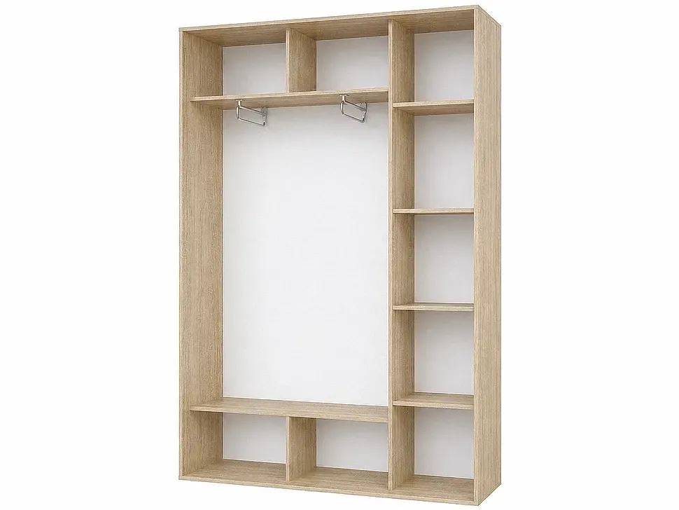 Внутрішнє наповнення шафи-купе Фенікс із дзеркалом Стандарт 1500 дуб Сонома Внутрішнє наповнення шафи-купе Фенікс із дзеркалом Стандарт 1500 дуб Сонома