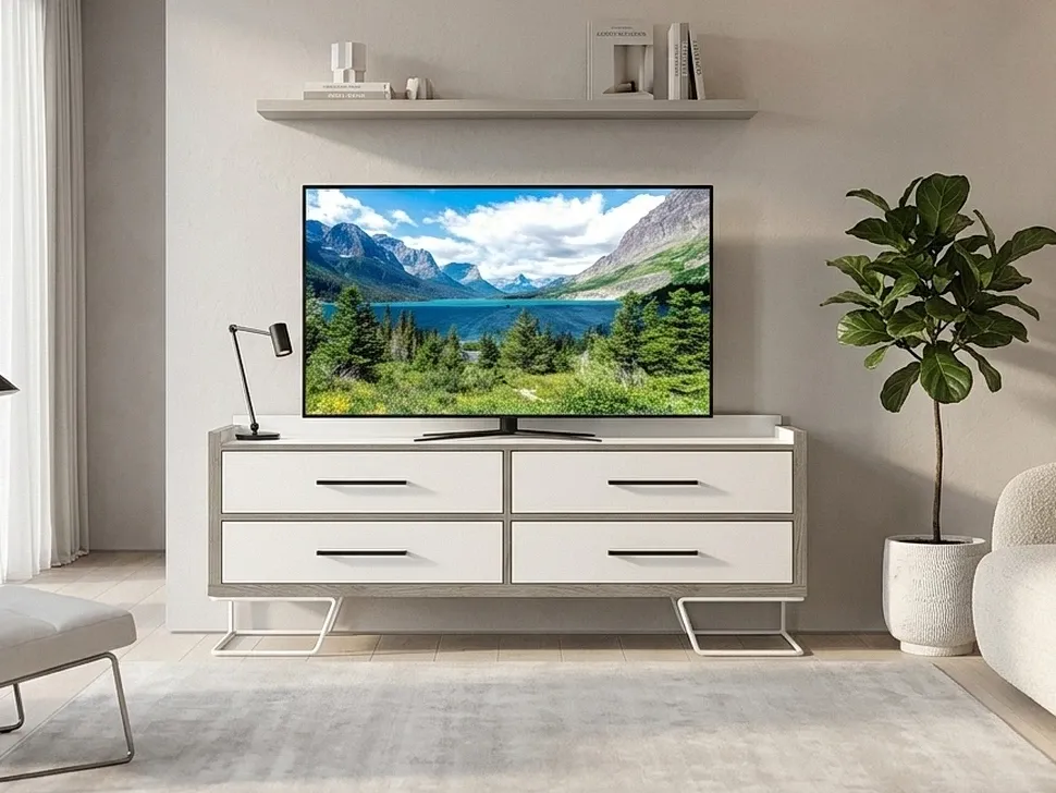 Тумба-TV под телевизор ТВ-412 Тиса Мебель в интерьере