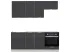 Модульная кухня Acryl 2 м фасады LuxeForm Рост