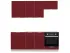 Модульная кухня Acryl 2 м фасады LuxeForm Рост
