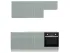 Модульная кухня Acryl 2 м фасады LuxeForm Рост