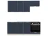 Модульная кухня Acryl 2 м фасады LuxeForm Рост