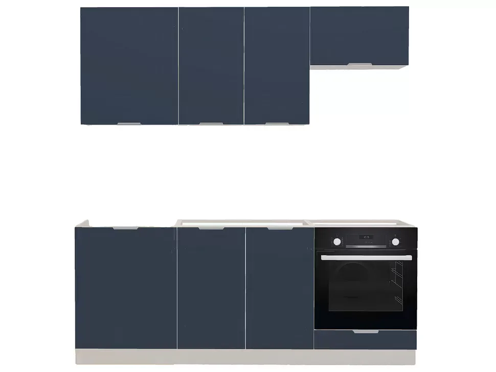 Без Столешницы, Океан Модульная кухня Acryl 2 м фасады LuxeForm Рост