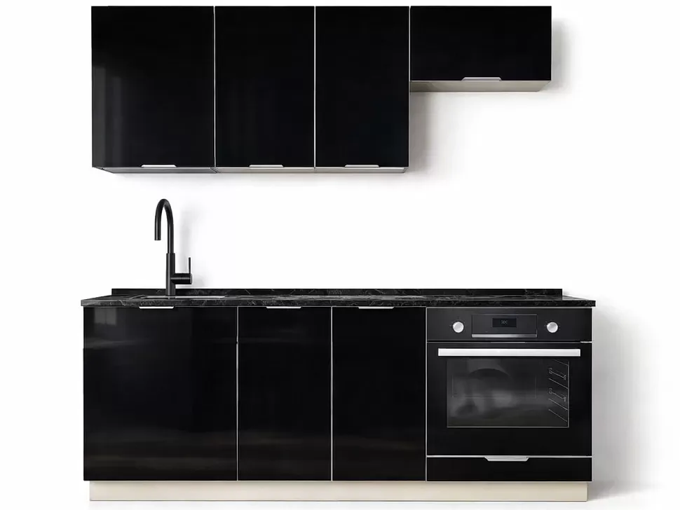 LuxeForm 38 Мм, Космос Модульная кухня Acryl 2 м фасады LuxeForm Рост