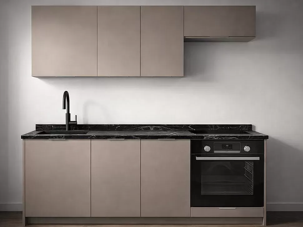 LuxeForm 38 Мм, Мокко Модульная кухня Acryl 2 м фасады LuxeForm Рост