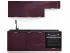 Модульная кухня Acryl 2 м фасады LuxeForm Рост