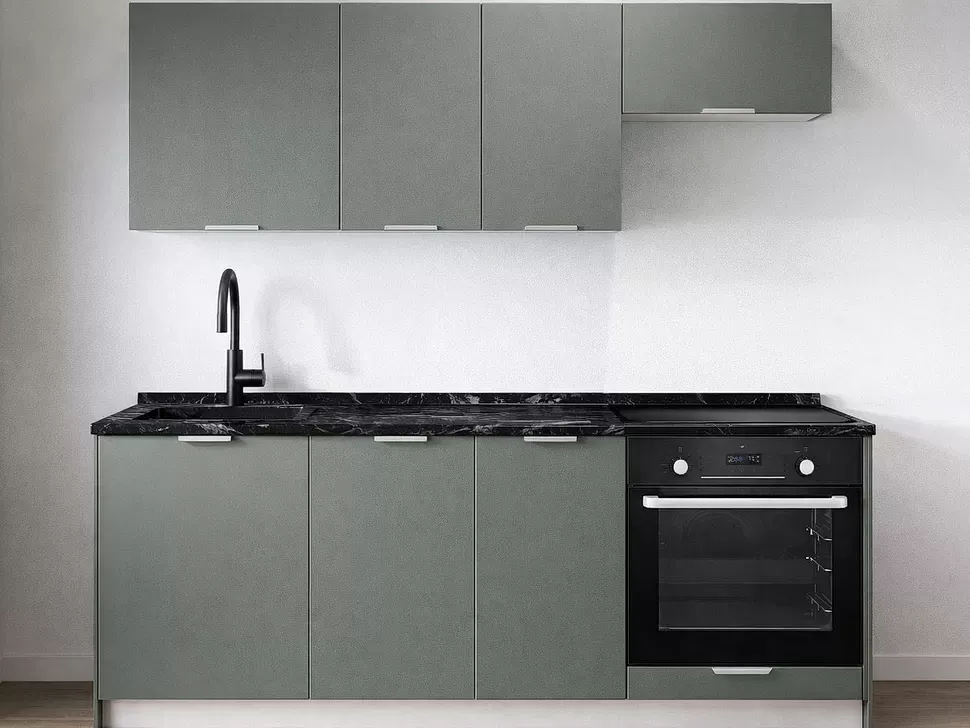 LuxeForm 38 Мм, Эвкалипт Модульная кухня Acryl 2 м фасады LuxeForm Рост