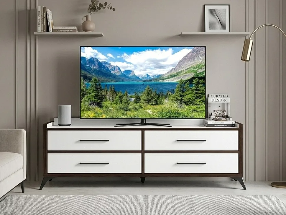 Тумба-TV под телевизор ТВ-413 Тиса Мебель в интерьере