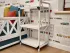 Белый стеллаж Ромбо Loft цвет ДСП Аляска фото в интерьере мебельная фабрика Металл-Дизайн 3 полки