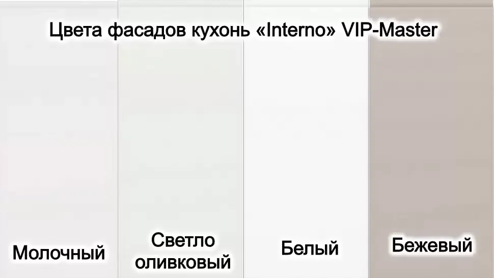 Палітра глянцевих фасадів для кухні Інтерно ВІП-Майстер Палітра глянцевих фасадів для кухні Інтерно ВІП-Майстер