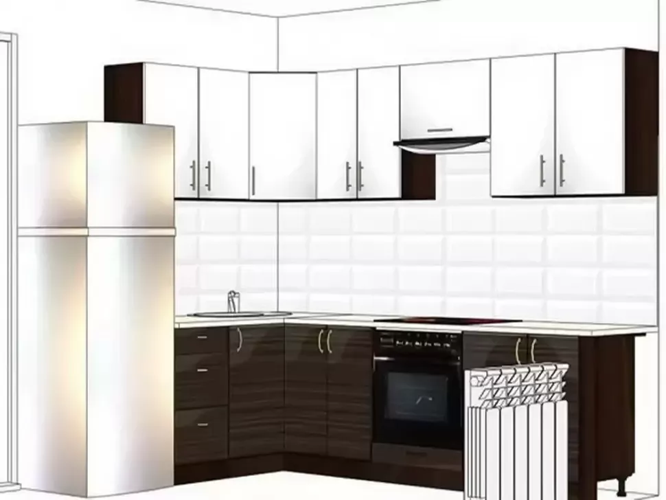 Угловая кухня МоДа 2,7×1,4 м Вип-Мастер фото 6 Угловая кухня МоДа 2,7×1,4 м Вип-Мастер фото 6