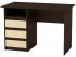 Стол письменный Декан мебельной фабрики Компанит цвет венге комбинированный