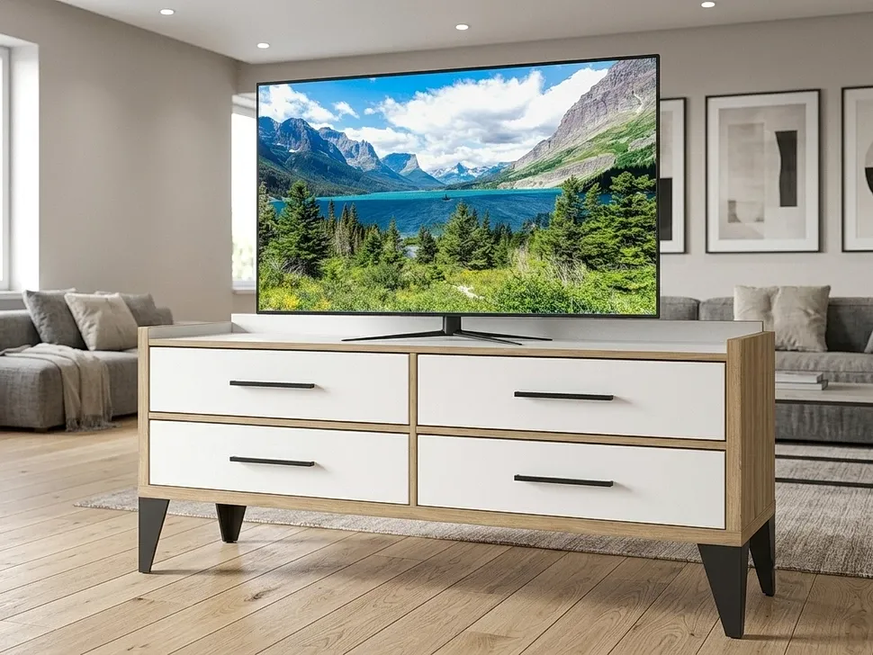 Тумба-TV под телевизор ТВ-415 Тиса Мебель в интерьере