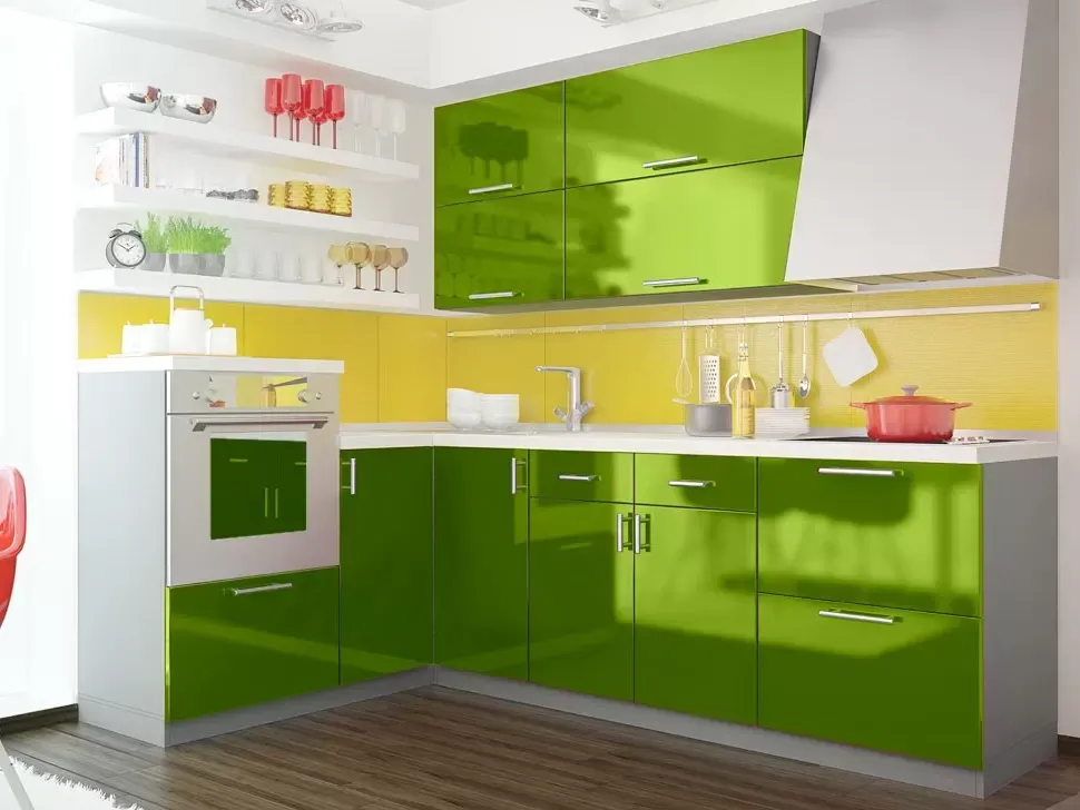 Грін Кутова кухня Мода 2,4×1,6 м Віп-Майстер Грін Кутова кухня Мода 2,4×1,6 м Віп-Майстер