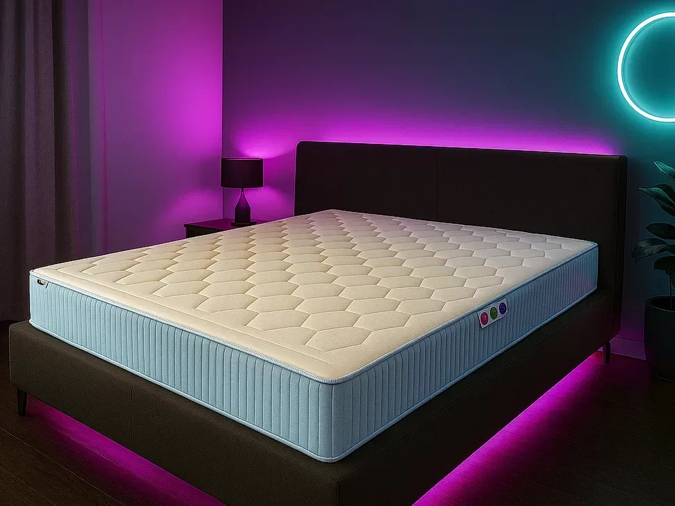 Анатомічний матрац з ефектом пам’яті Mint Foam Константа Мінт Фоам двоспальний 140–180×190 см фото 2 Анатомічний матрац з ефектом пам’яті Mint Foam Константа Мінт Фоам двоспальний 140–180×190 см фото 2