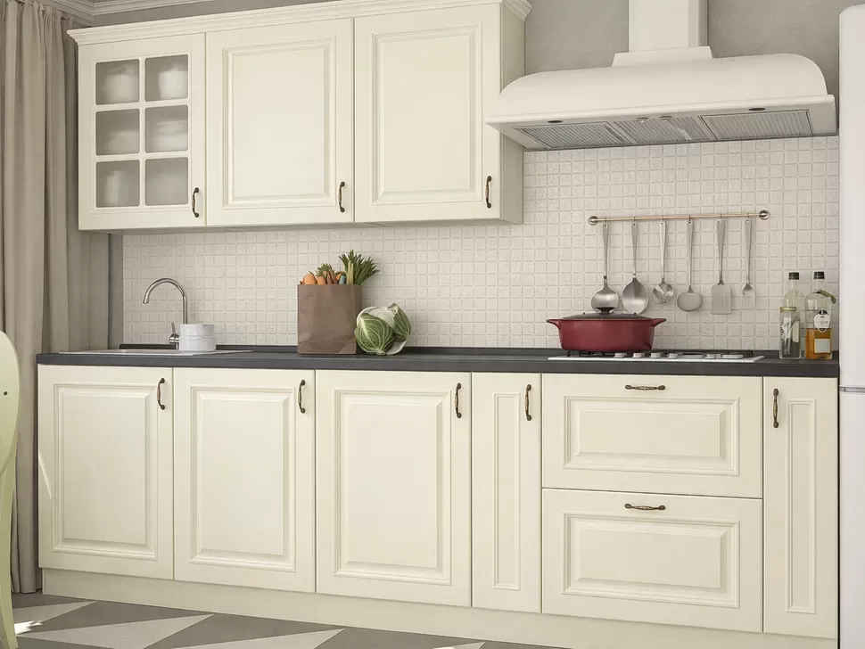 Кухня 2800 Amore Classic Вип-Мастер слоновая кость