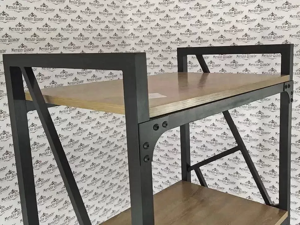 Верхняя полка стеллажа Ромбо Loft 5 полок мебельная фабрика Металл-Дизайн