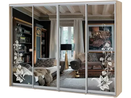 Шафа-купе Ізраїль Фенікс Ультра чотиридверна Шафа-купе Ізраїль Фенікс Ультра чотиридверна