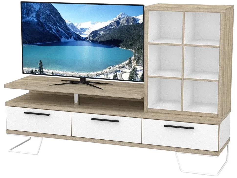 Тумба-TV под телевизор ТВ-418 Тиса Мебель дуб Сонома