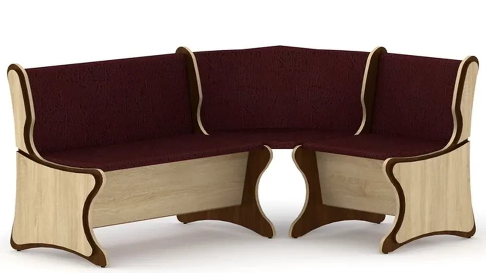 Кухонный уголок Аргентина Компанит, винил кожзам Бордо цвет корпуса дуб сонома Кухонный уголок Аргентина Компанит, винил кожзам Бордо цвет корпуса дуб сонома
