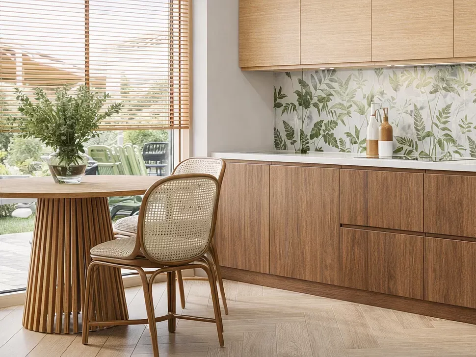 Шпонована кухня WoodLine Lux 3,4 м горіх Браун Віп-Майстер фото 5