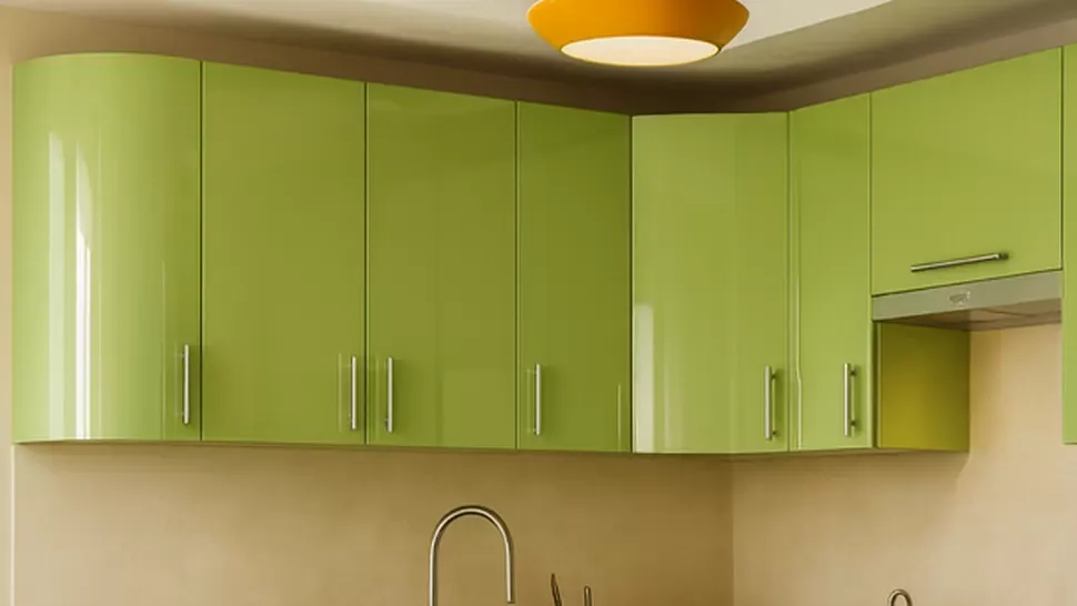 Оливковая угловая кухня Color-MIX VIP-Master 2700x1700