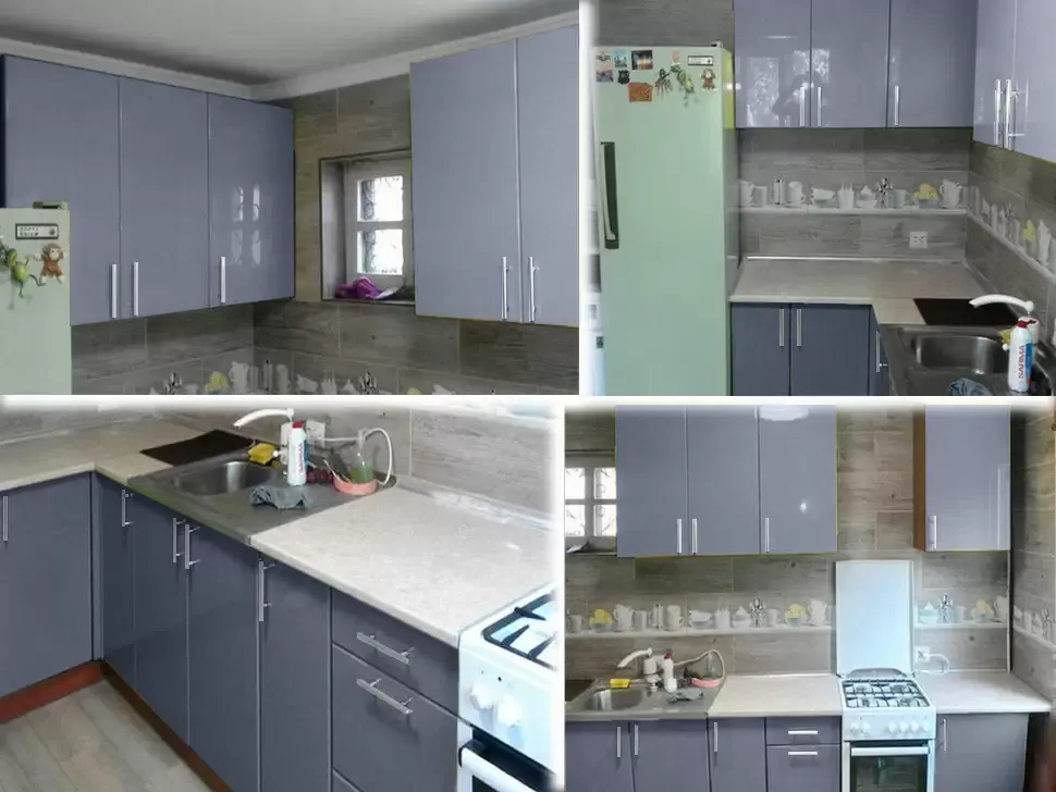 Серая угловая кухня Color-MIX VIP-Master 2300x1300 Серая угловая кухня Color-MIX VIP-Master 2300x1300