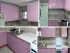 Розовая металлик угловая кухня Color-MIX VIP-Master 2300x1300 Розовая металлик угловая кухня Color-MIX VIP-Master 2300x1300