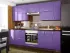 Сиреневая кухня-металлик Color-MIX VIP-Master 2.4 метра