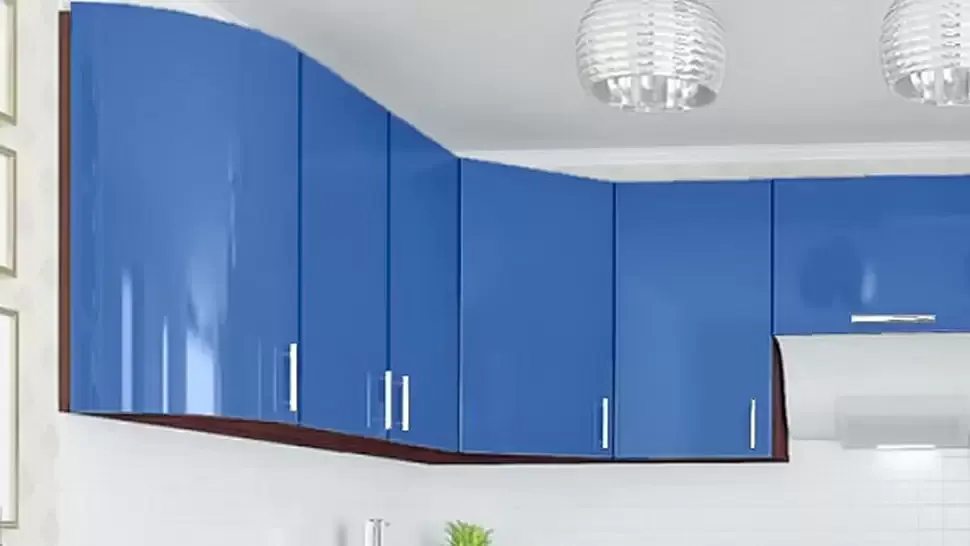 Синяя угловая кухня Color-MIX VIP-Master 2700x1700