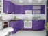 Фиолетовая угловая кухня Color-MIX VIP-Master 2700x1700