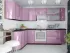 Розовая угловая кухня Color-MIX VIP-Master 2700x1700
