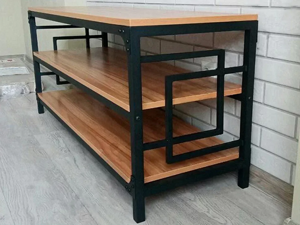 Тумба-TV Квадро-ТВ Loft под телевизор цвет дуб Античный мебельная фабрика Металл-Дизайн Тумба-TV Квадро-ТВ Loft под телевизор цвет дуб Античный мебельная фабрика Металл-Дизайн