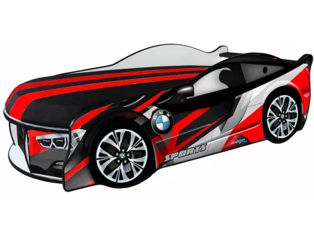 Детская кровать машина BMW Red Space 01 Viorina DEKO БМВ