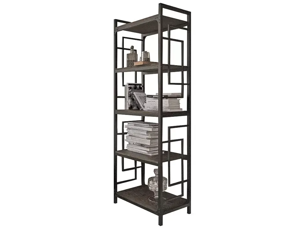 Стелаж 600х1800х400 5 полиць Квадро Loft Метал-Дизайн фото 4 Стелаж 600х1800х400 5 полиць Квадро Loft Метал-Дизайн фото 4