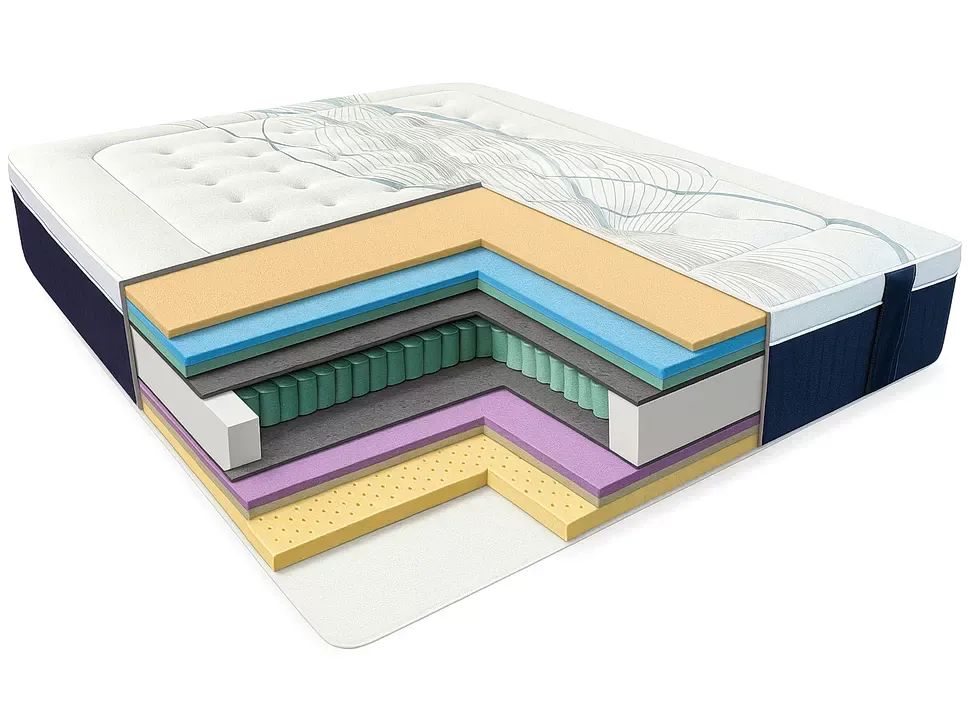 Ортопедический матрас Dynamic Spring Константа Pocket Spring 140–180×200 с асимметричной жёсткостью купить в Киеве – Киев-Мебель™ Ортопедический матрас Dynamic Spring Константа Pocket Spring 140–180×200 с асимметричной жёсткостью купить в Киеве – Киев-Мебель™