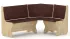 Кухонний куточок Канада штучна шкіра Бронза Компаніт