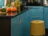 Голубая угловая кухня с островом Color-MIX VIP-Master 3200x2140x2800 Голубая угловая кухня с островом Color-MIX VIP-Master 3200x2140x2800