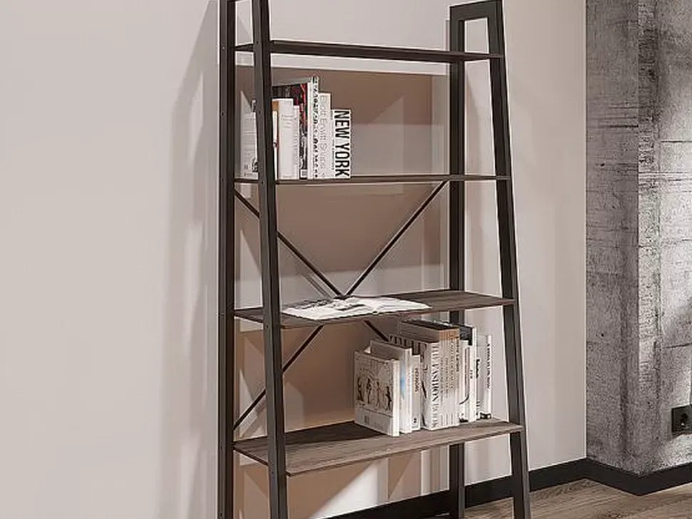 Стелаж 800х1400х370 4 полиці Призма Loft Метал-Дизайн фото 6 Стелаж 800х1400х370 4 полиці Призма Loft Метал-Дизайн фото 6