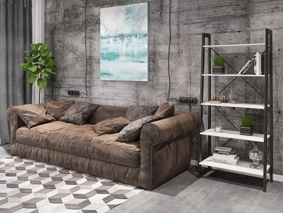Стелаж 800х1800х420 5 полиць Призма Loft Метал-Дизайн фото 10 Стелаж 800х1800х420 5 полиць Призма Loft Метал-Дизайн фото 10