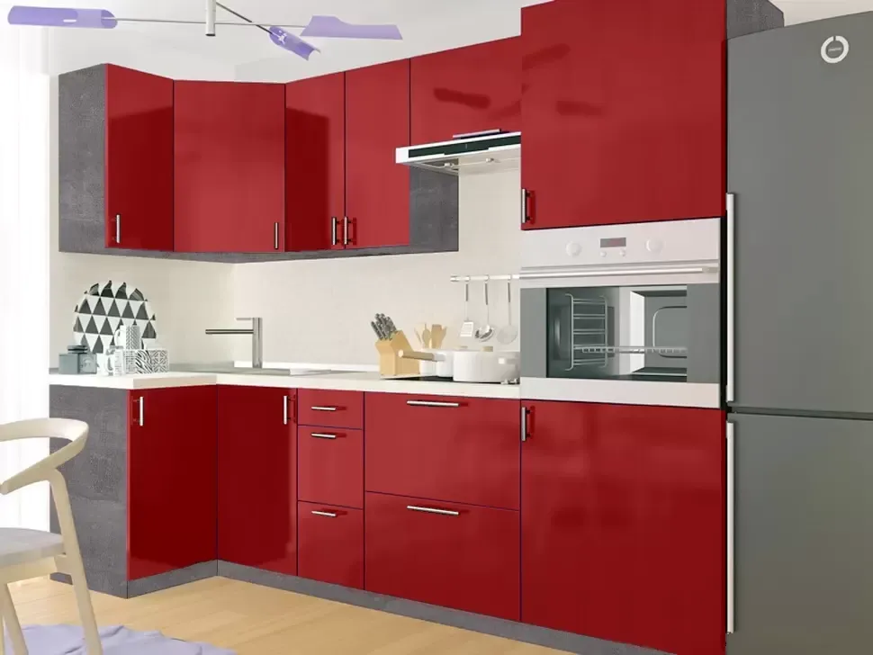 Кутова кухня Мода 2,6×1,0 м (з пеналом) Віп-Майстер фото 54 Кутова кухня Мода 2,6×1,0 м (з пеналом) Віп-Майстер фото 54