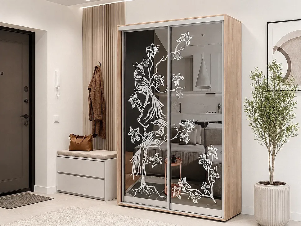 Шафа-купе Фенікс 1000×2200×450 Стандарт 2-дверна фото 4