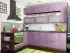 Фиалковый металлик угловая кухня Color-MIX VIP-Master 2600x1900