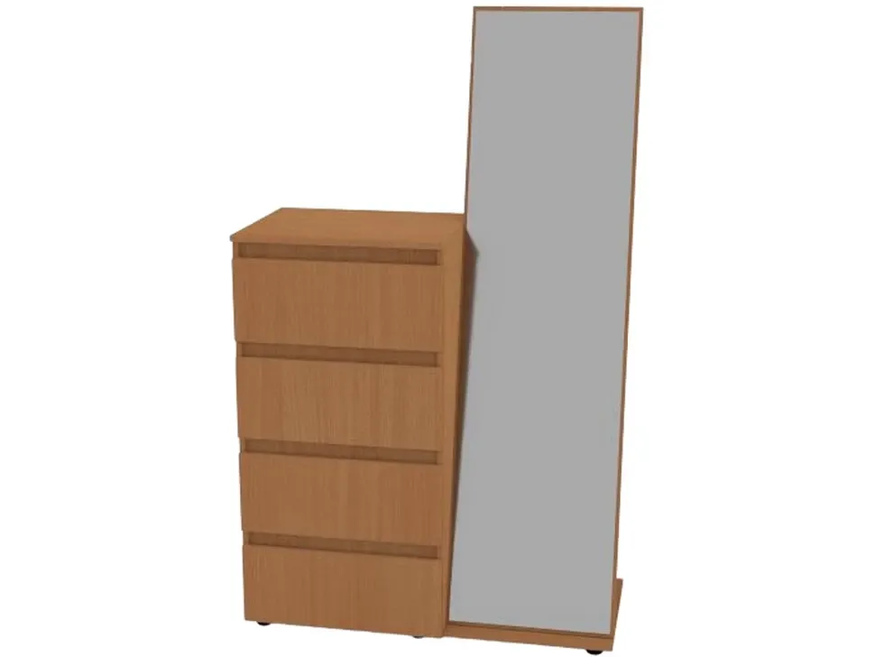 Бук Комод-дзеркало 1000x1660x450 Компаніт Бук Комод-дзеркало 1000x1660x450 Компаніт
